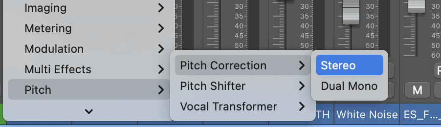 Pitch Correction Stereo In Logic Pro X