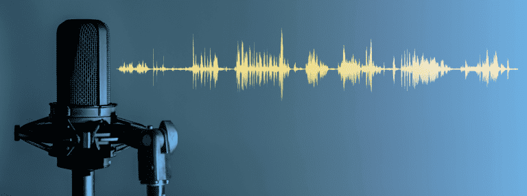 Sound waves. Music production. Microphone. 
